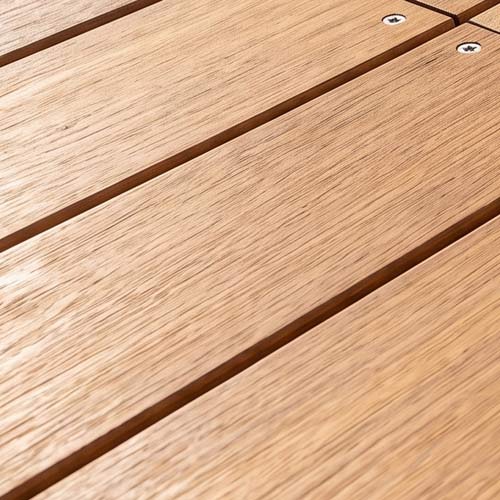 Bangkirai-Tropenholz als Terrassenbelag-Material für Garten
